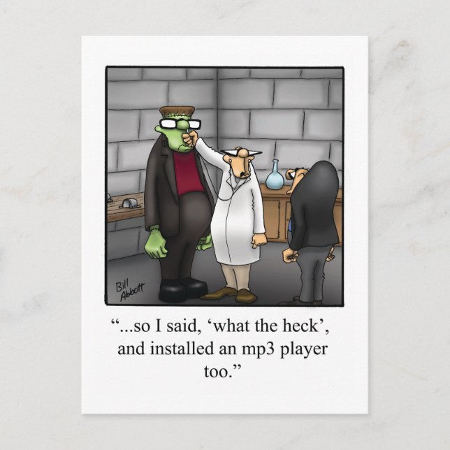 Halloween Humour Postcards "Spectickles" (Front)