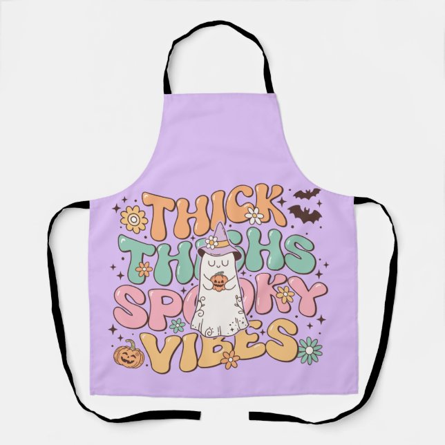 Halloween Humour Spooky Apron (Front)