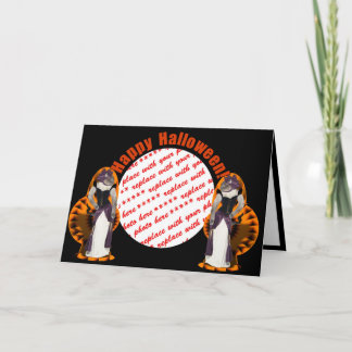 Halloween Hussy / Halloween Cat Card