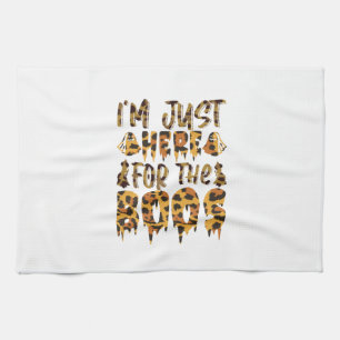 Halloween I Am Just Here For The Boos Birthday Kitchen Towel