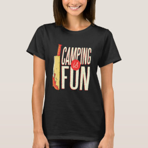 Halloween I Camping Knife Camper Killer Scary Cool T-Shirt