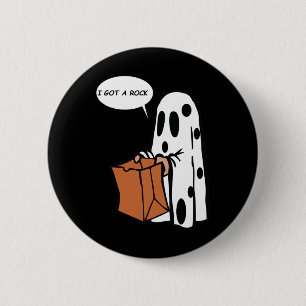 Halloween I Got A Rock Ghost 2 Inch Round Button
