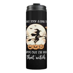 Halloween I Just Took A DNA Test Birthday Thermal Tumbler