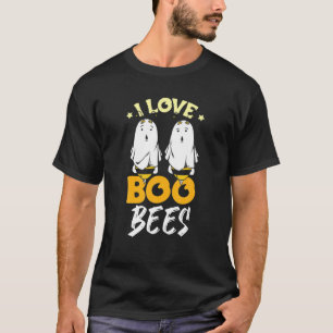 Halloween I Love Boo Bees T-Shirt