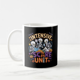 Halloween ICU Nurse Skeleton Intensive Care Scare Coffee Mug