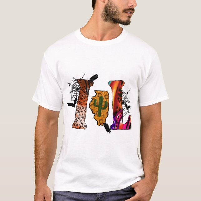 Halloween Illinois T-Shirt (Front)
