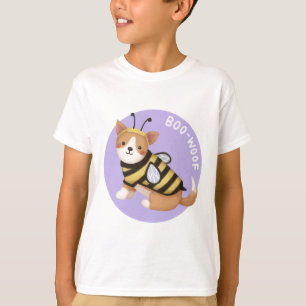 Halloween Illustration: Boo-Woof (Welsh Corgi) T-Shirt