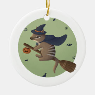 Halloween Illustration: Wizard Numbat Ceramic Ornament