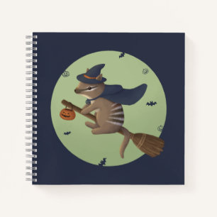 Halloween Illustration: Wizard Numbat Notebook