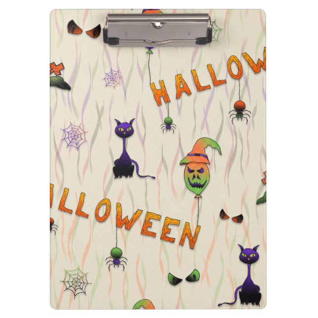 Halloween Illustrations Clipboard (Front)
