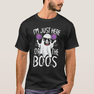 Halloween Im Just Here For The Boos Wine Drinker P T-Shirt