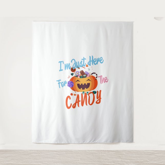 Halloween in an opportunity to be really creative tapestry (Front)