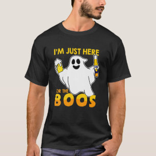 Halloween In August. Partying Ghost - I'm Here For T-Shirt