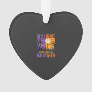 Halloween In My Heart Spooky Cemetery Ornament