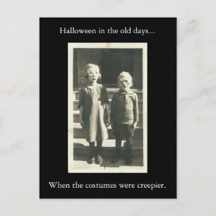 Halloween in the Old Days... Postcard