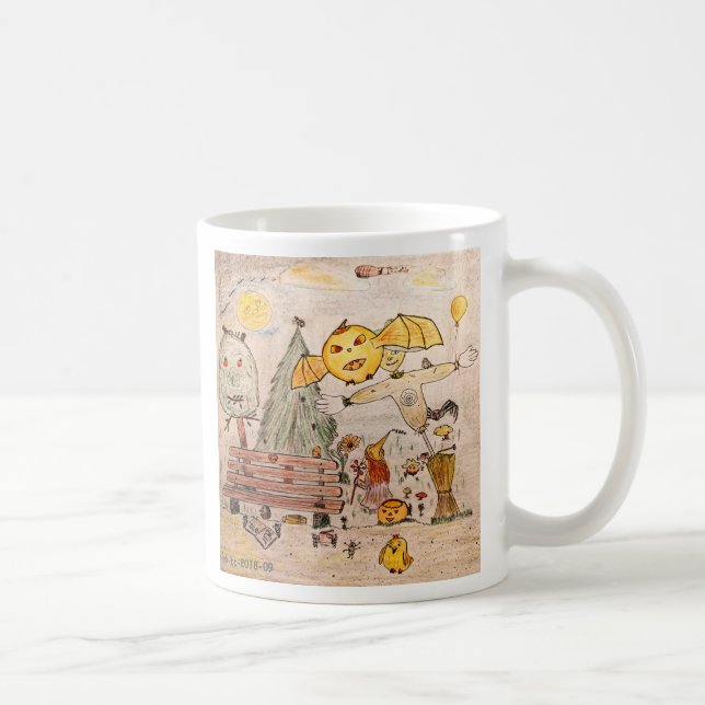 Halloween in your backyard coffee mug (Right)