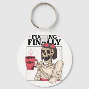 Halloween Ing Finally Bridesmaid Skeleton Bachelor Keychain