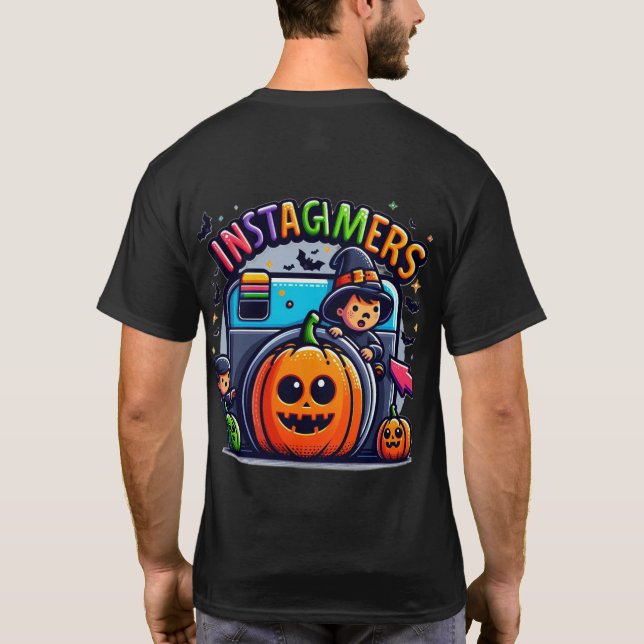 halloween instagramers T-Shirt (Back)