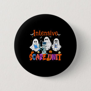 Halloween Intensive Care E Unit Ghost Nurse Icu Nu 2 Inch Round Button
