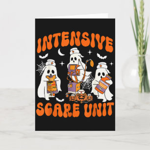 Halloween Intensive Care E Unit Ghost Nurse Icu Nu Card