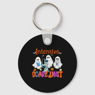Halloween Intensive Care E Unit Ghost Nurse Icu Nu Keychain
