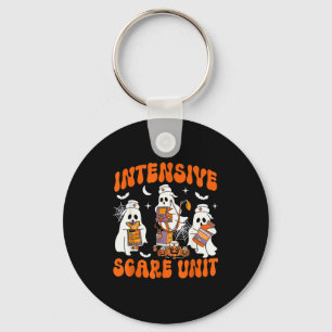 Halloween Intensive Care E Unit Ghost Nurse Icu Nu Keychain