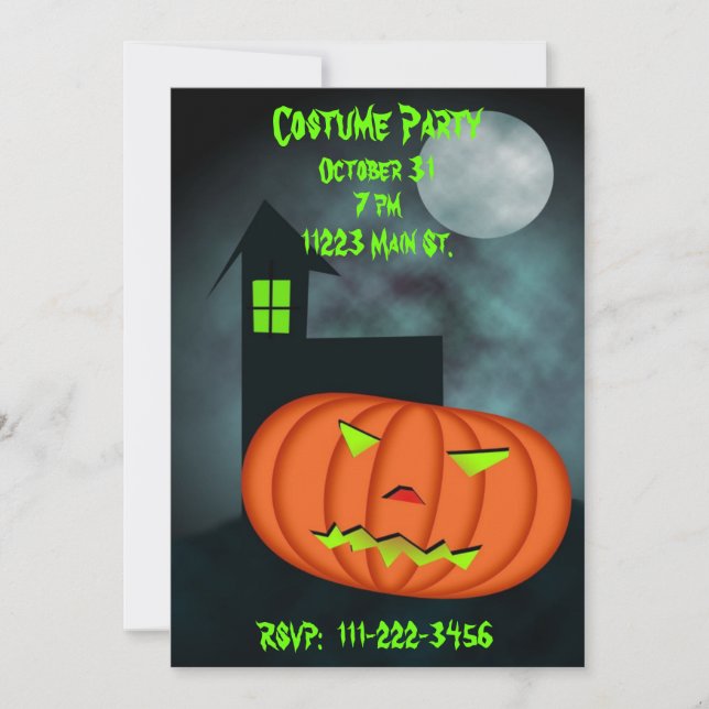Halloween Invitation (Front)