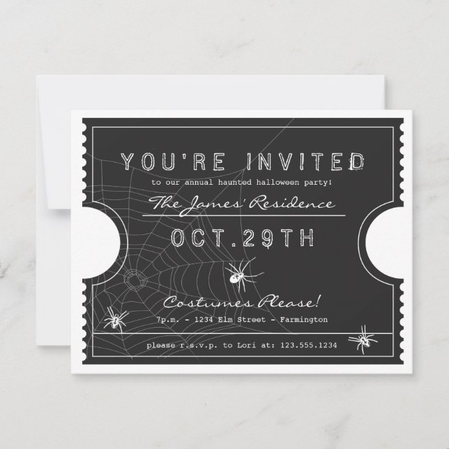Halloween Invitation (Front)