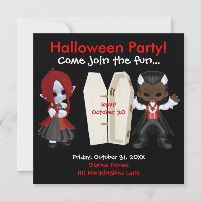 Halloween Invitation (Front)