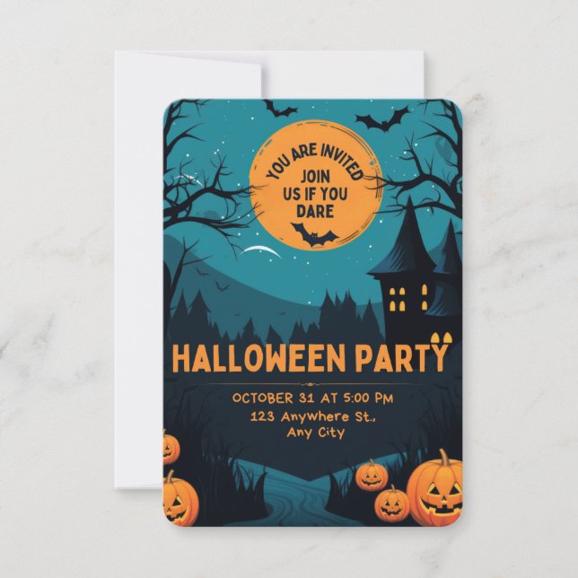 Halloween Invitation (Front)