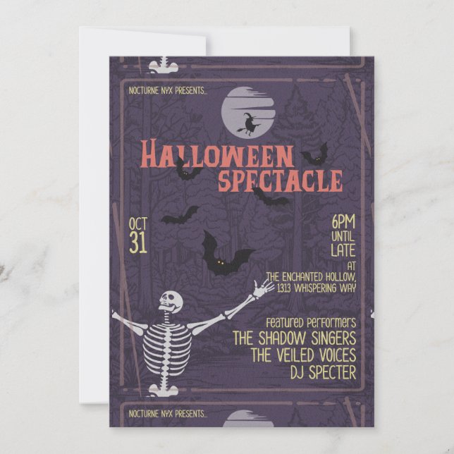 Halloween Invitation (Front)