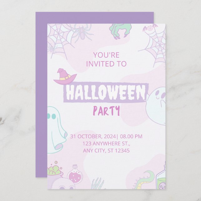 Halloween Invite (Front/Back)