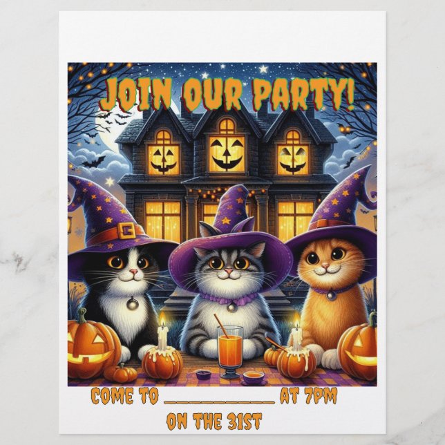 Halloween Invite Flyer (Front)