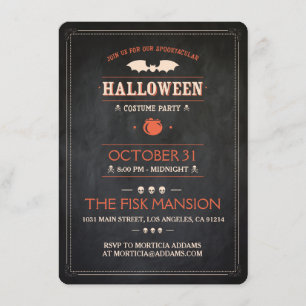 Halloween Invite: Spooktacular - Customizable Invitation