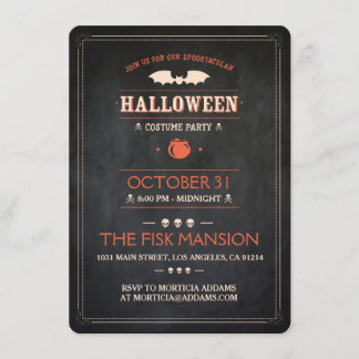 Halloween Invite: Spooktacular - Customizable Invitation