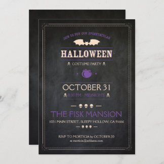 Halloween Invite: Spooktacular - Customizable Invitation
