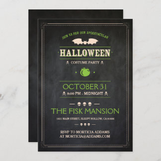 Halloween Invite: Spooktacular - Customizable Invitation