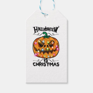 Halloween Is Christmas Gift Tags
