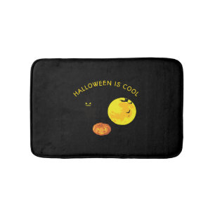 Halloween is cool bath mat