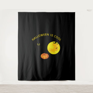 Halloween is cool tapestry