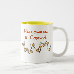 Halloween is Corny Two-Tone Coffee Mug
