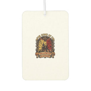 Halloween Is Everyday Haunted House Bats Pumpkins_ Air Freshener