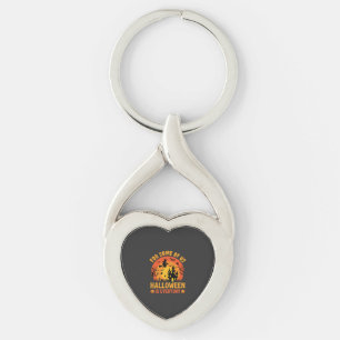 Halloween Is Everyday Haunted House Witch Keychain