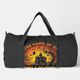 Halloween Is Everyday Haunted House Witch Moon_1 Duffle Bag
