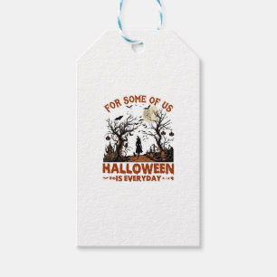 Halloween Is Everyday Witch Silhouette Full Moon G Gift Tags