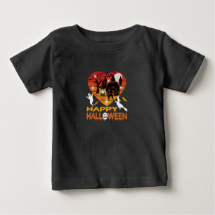 Halloween It Haunted Me Day And Night Baby T-Shirt