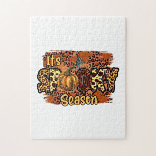 Halloween It Is Spooky Season Birthday Jigsaw Puzzle