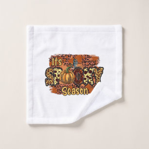Halloween It Is Spooky Season Birthday Wash Cloth