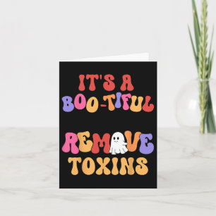 Halloween Its A Bootiful Day To Remove Toxins Dial Card