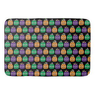 Halloween Jack O Lantern Candy Pail Bath Mat